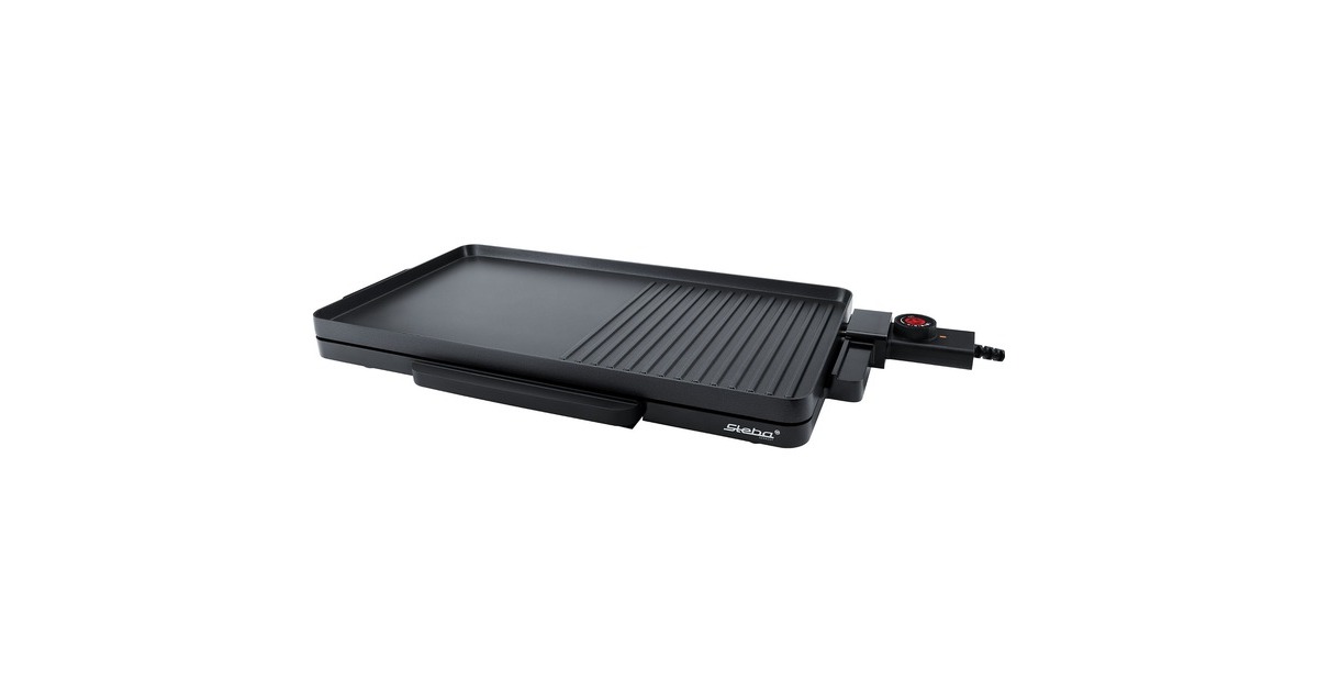 Steba BBQ Tischgrill VG 30 Slim, Elektrogrill(schwarz, 2.200 Watt)