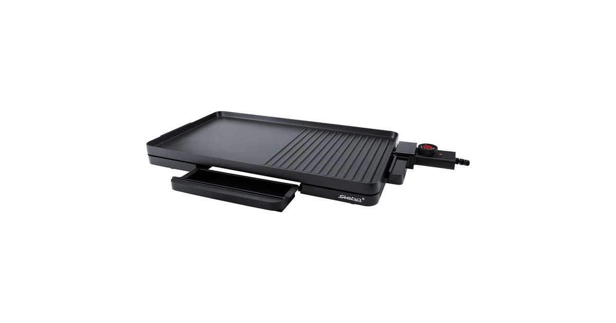 Steba BBQ Tischgrill VG 30 Slim, Elektrogrill(schwarz, 2.200 Watt)