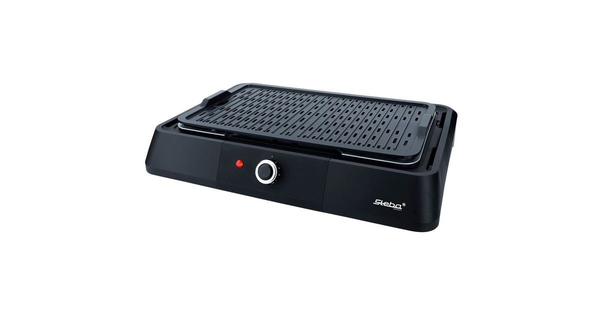Steba BBQ-Tischgrill VG P20, Elektrogrill(schwarz, 1.600 Watt)