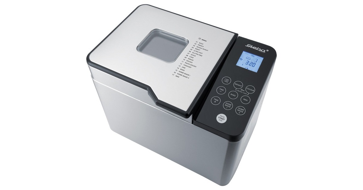 Steba Brotbackautomat BM 2(edelstahl/schwarz, 600 Watt, für Brote bis 1kg)
