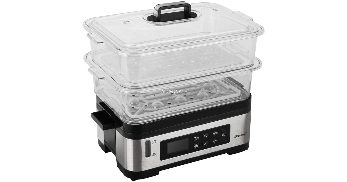 Steba DG 2, Dampfgarer(schwarz/edelstahl)
