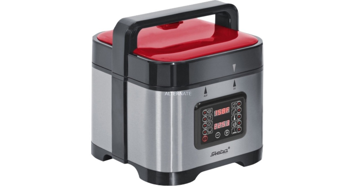 Steba Dampfdruck-Garer DD 1 ECO, Dampfgarer(rot/silber)
