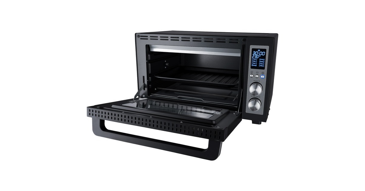 Steba Digitaler Grillbackofen KB E300, Mini-Backofen(schwarz/silber)