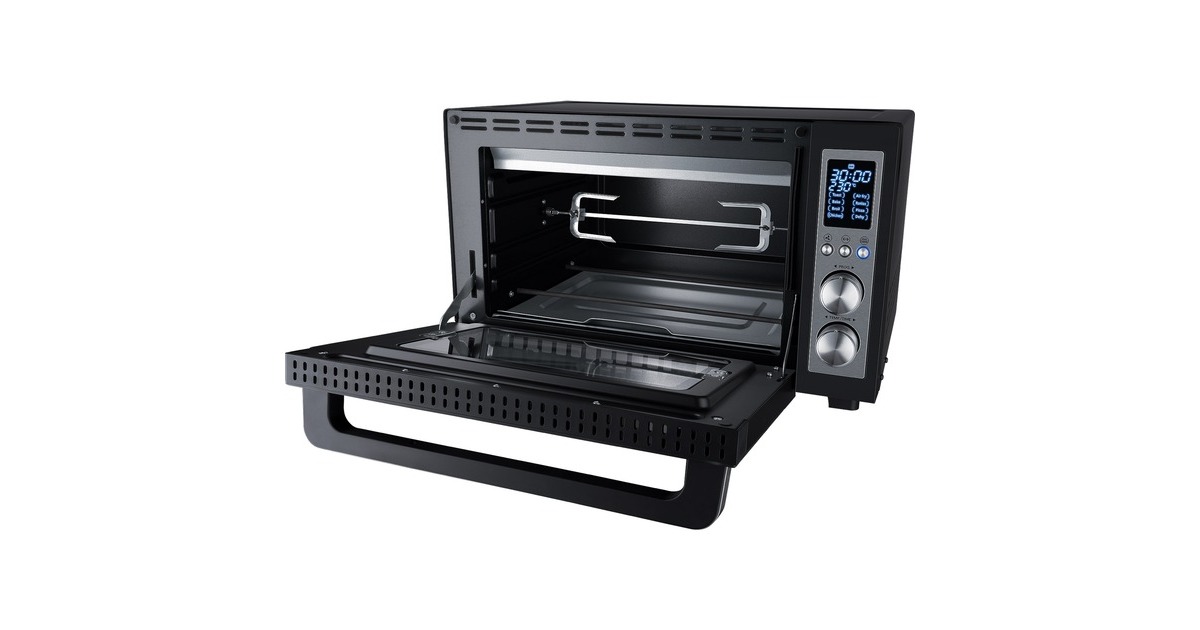 Steba Digitaler Grillbackofen KB E300, Mini-Backofen(schwarz/silber)