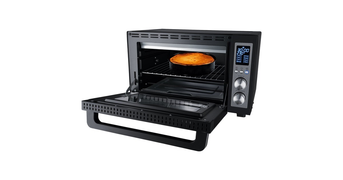 Steba Digitaler Grillbackofen KB E300, Mini-Backofen(schwarz/silber)