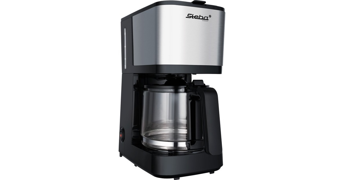 Steba Filterkaffeemaschine KM F2 , Filtermaschine(edelstahl, Glaskanne mit 1,25 L)