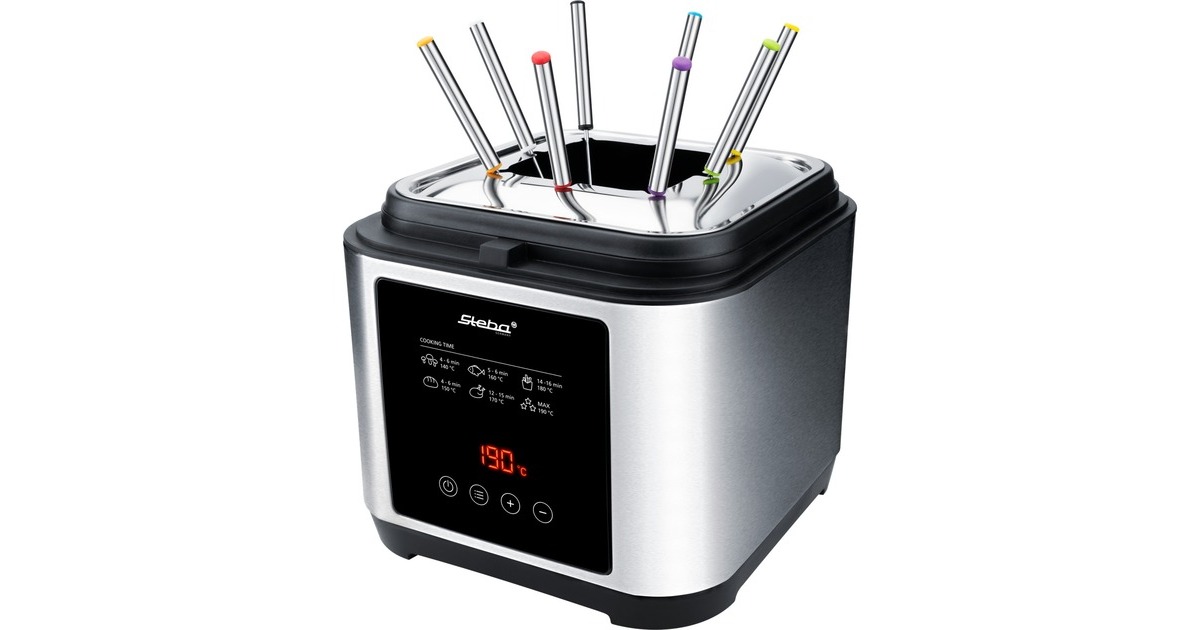 Steba Fritteuse und Fondue DF 150 F(edelstahl/schwarz)