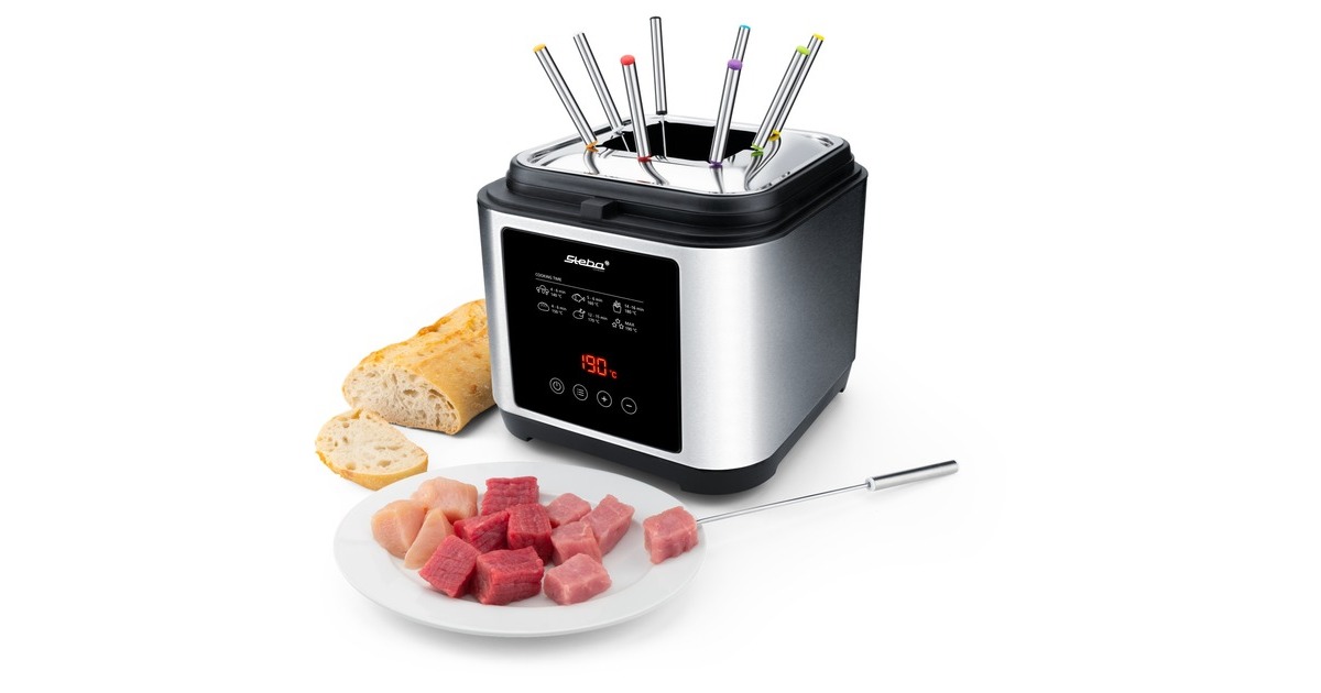 Steba Fritteuse und Fondue DF 150 F(edelstahl/schwarz)