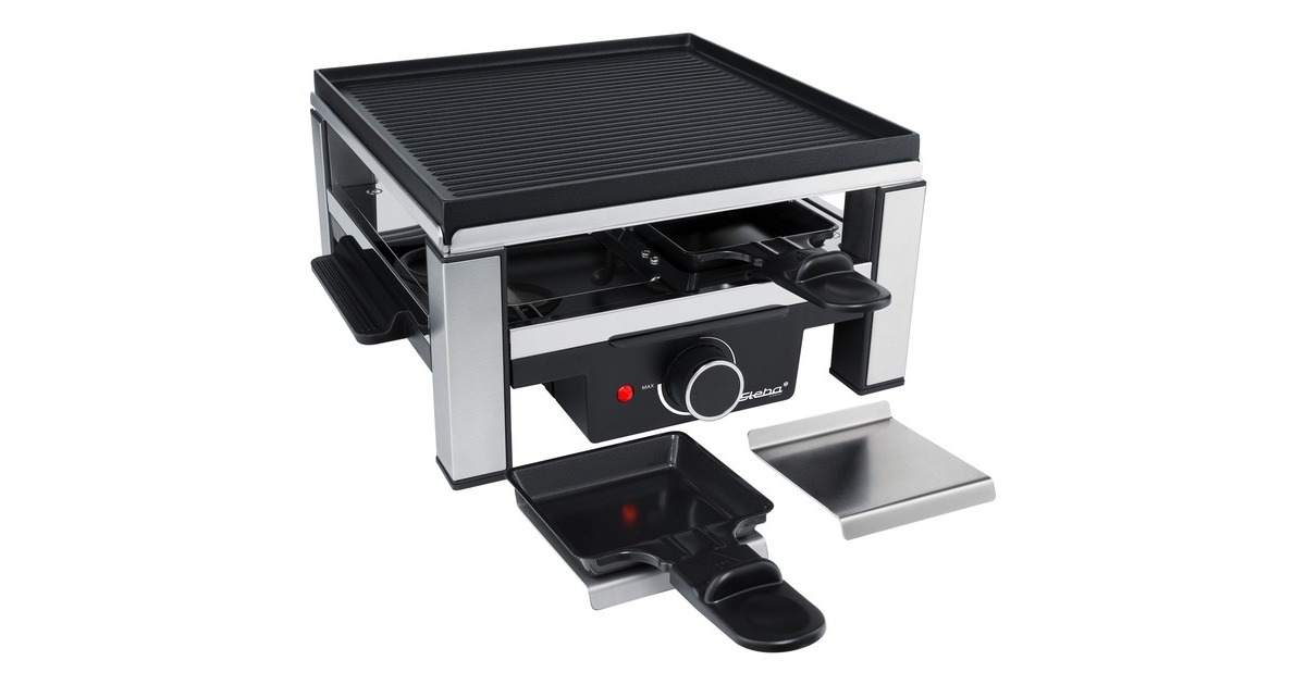 Steba Guss-Raclette RC 104(schwarz/edelstahl) Steba Guss-Raclette RC 104(schwarz/edelstahl)