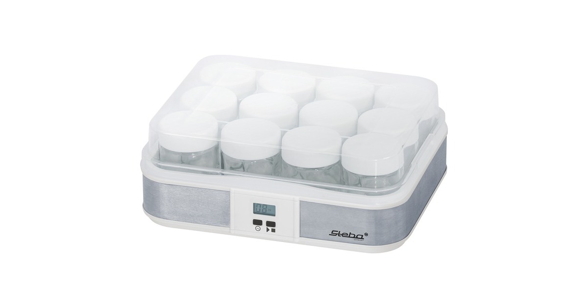 Steba Joghurt-Maker JM 2, Joghurtbereiter(edelstahl/weiß)