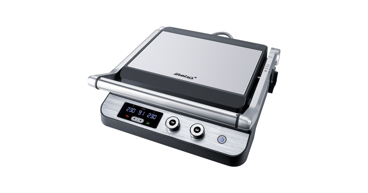 Steba Kontaktgrill FG 120(silber, 1.800 Watt) Steba Kontaktgrill FG 120(silber, 1.800 Watt)