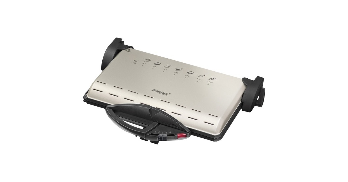 Steba Kontaktgrill PG 4.4(champagner/schwarz, 2.000 Watt) Steba Kontaktgrill PG 4.4(champagner/schwarz, 2.000 Watt)