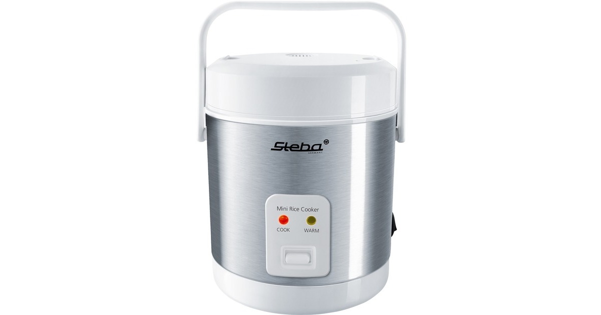 Steba Mini-Reiskocher RK 4 M(edelstahl/weiß, 0,9 Liter) Steba Mini-Reiskocher RK 4 M(edelstahl/weiß, 0,9 Liter)