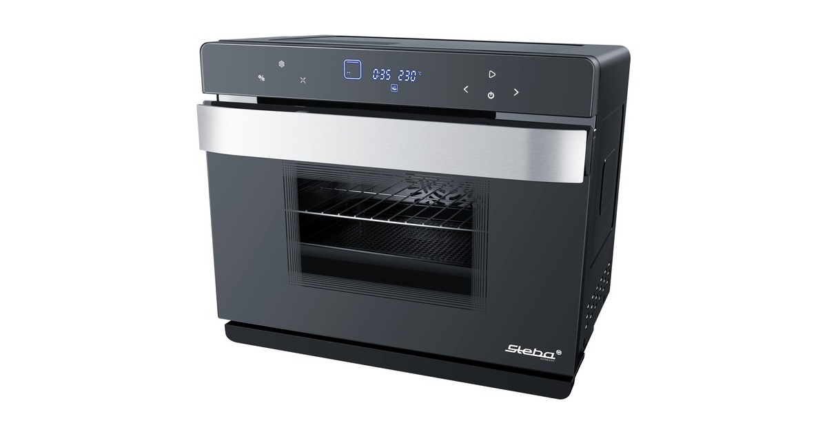 Steba Multifunktions-Dampfbackofen DG 30, Mini-Backofen(schwarz/silber)