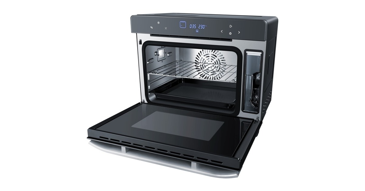 Steba Multifunktions-Dampfbackofen DG 30, Mini-Backofen(schwarz/silber)