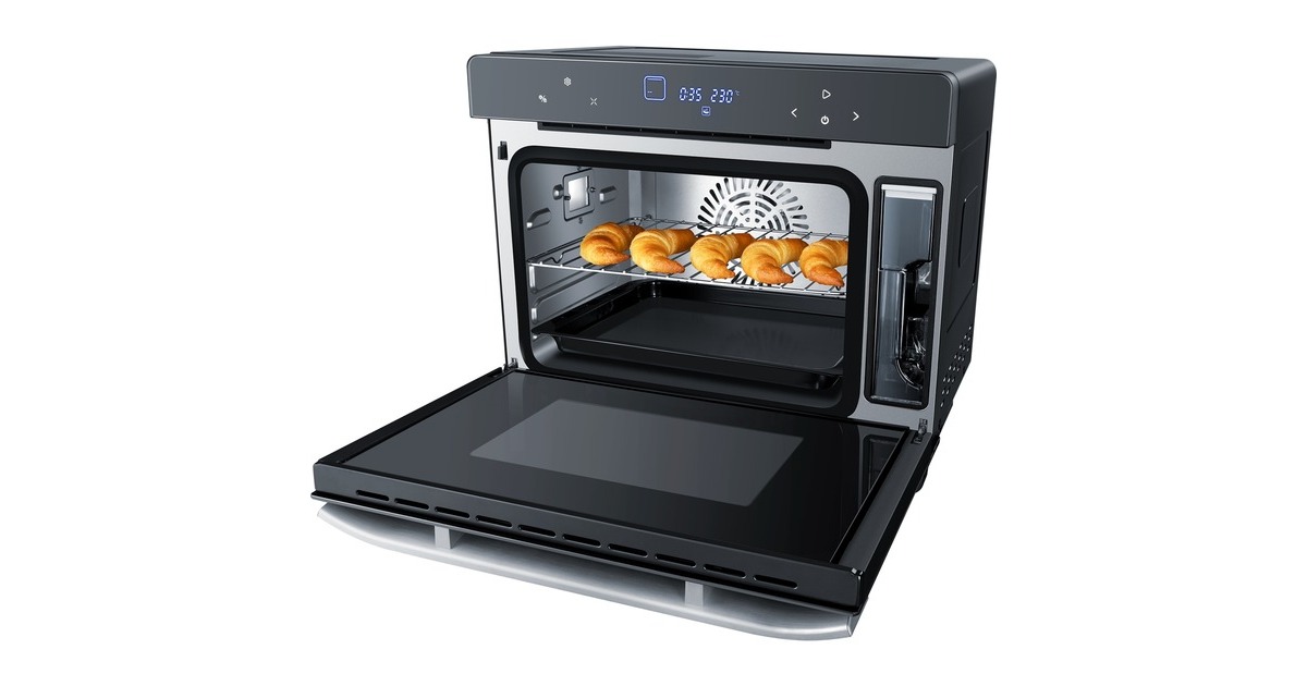 Steba Multifunktions-Dampfbackofen DG 30, Mini-Backofen(schwarz/silber)
