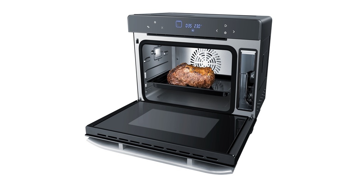 Steba Multifunktions-Dampfbackofen DG 30, Mini-Backofen(schwarz/silber)