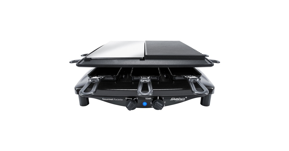 Steba Premium Raclette RC 8 Black Steel(schwarz) Steba Premium Raclette RC 8 Black Steel(schwarz)