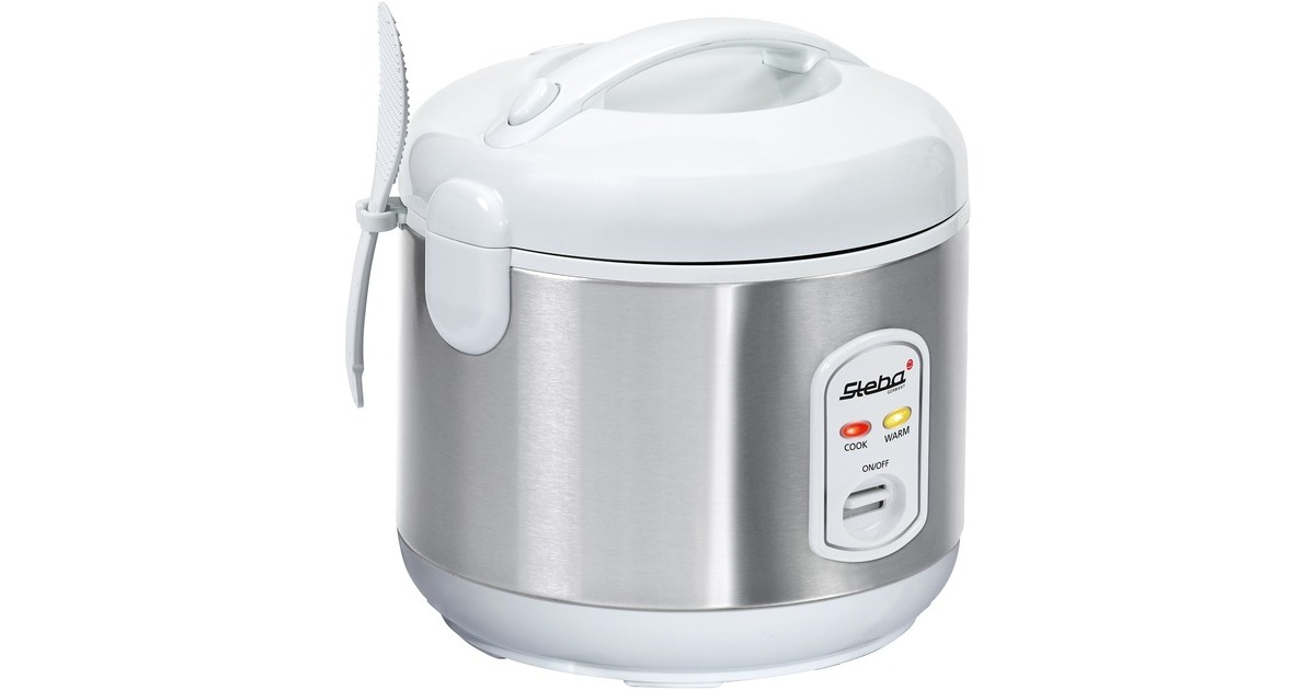 Steba Reiskocher RK 2(edelstahl/weiß, 1,8 Liter)