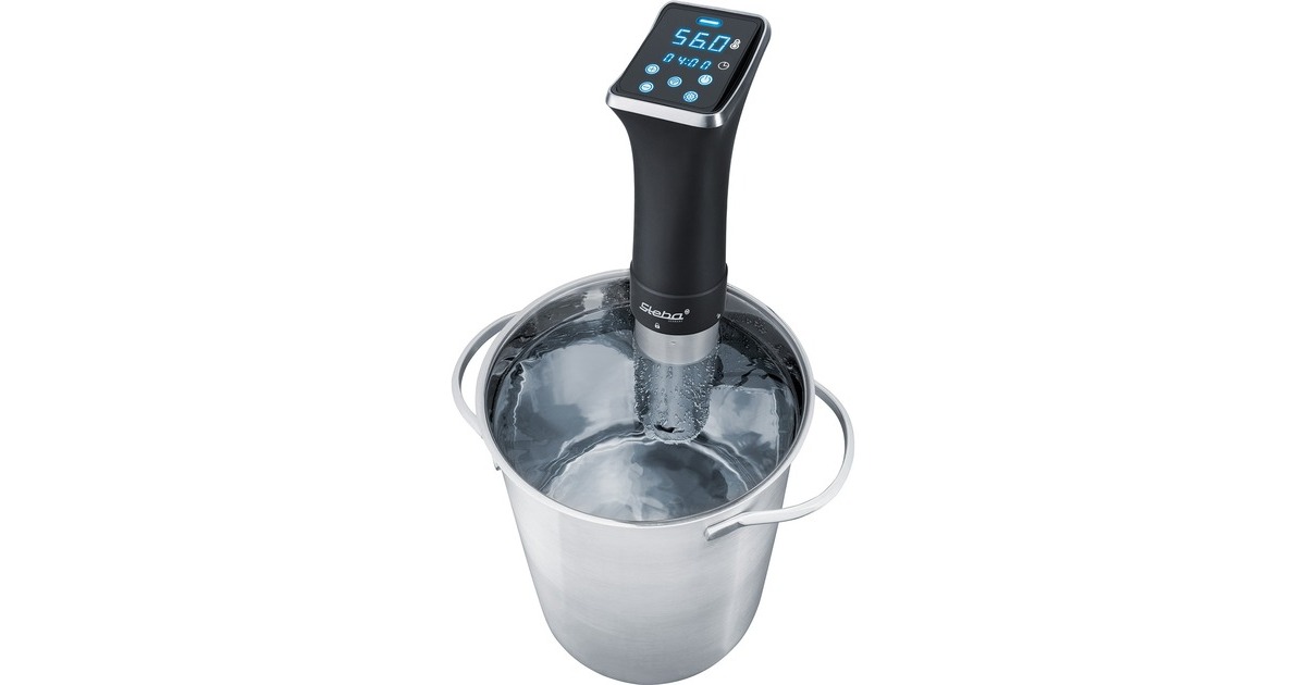 Steba Sous-Vide Garstab SV 80, Sous-Vide Garer(edelstahl/anthrazit, WIFI-Funktion)