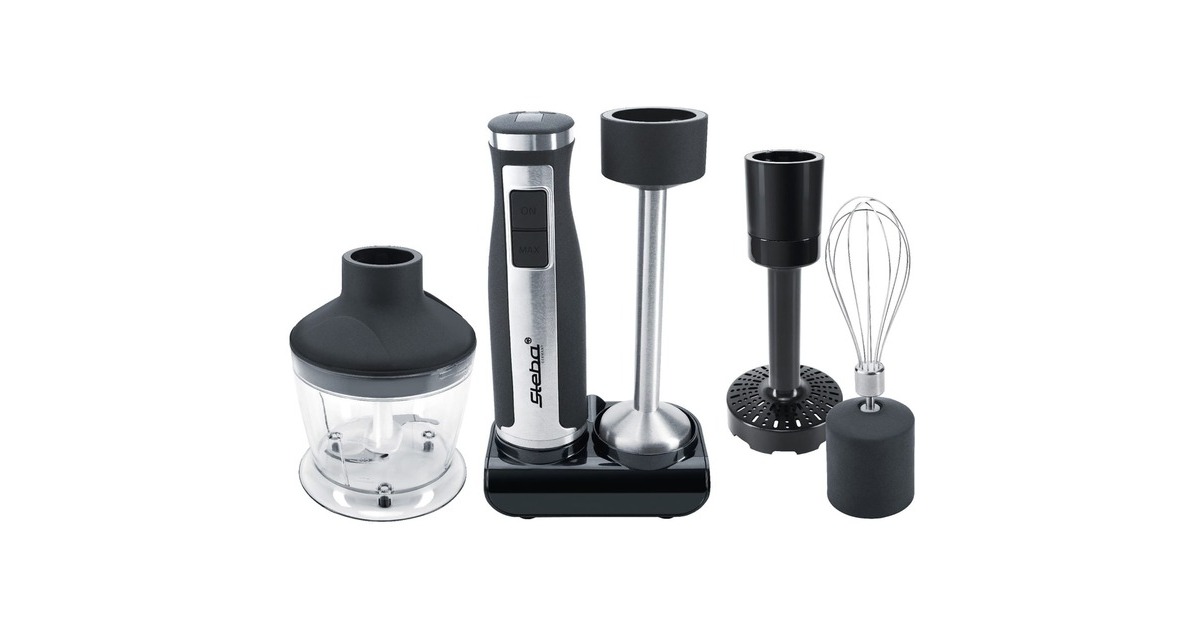 Steba Stabmixer-Set MX 40(edelstahl (gebürstet)/schwarz)