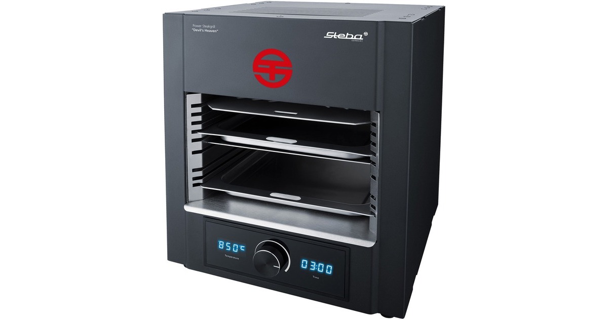 Steba Steakgrill PS M2000 Devil's Heaven, Elektrogrill(schwarz, 2.000 Watt)