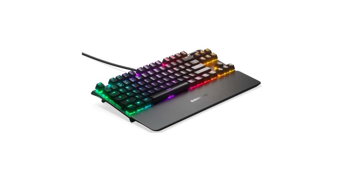 SteelSeries APEX 7 TKL, Gaming-Tastatur(schwarz, DE-Layout, SteelSeries QX2 Red)