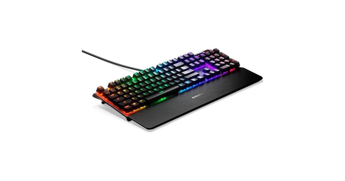 SteelSeries APEX 7, Gaming-Tastatur(schwarz, DE-Layout, SteelSeries QX2 Red)