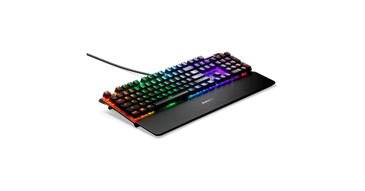 SteelSeries APEX 7, Gaming-Tastatur(schwarz, DE-Layout, SteelSeries QX2 Brown)