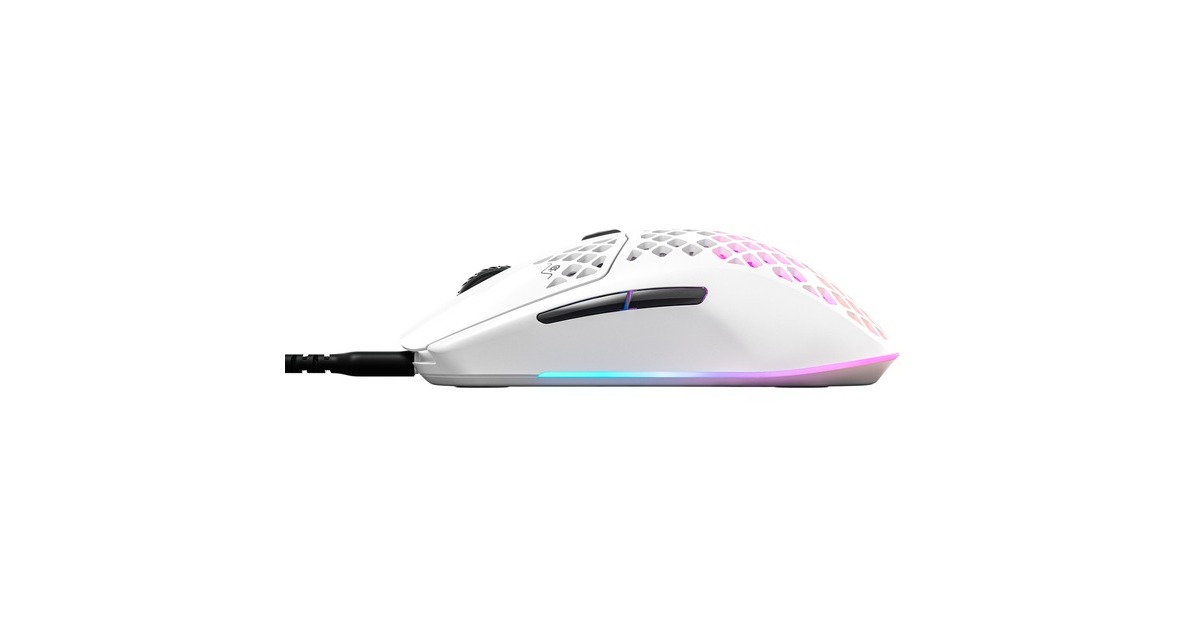 SteelSeries Aerox 3 Snow 2022, Gaming-Maus(weiß)