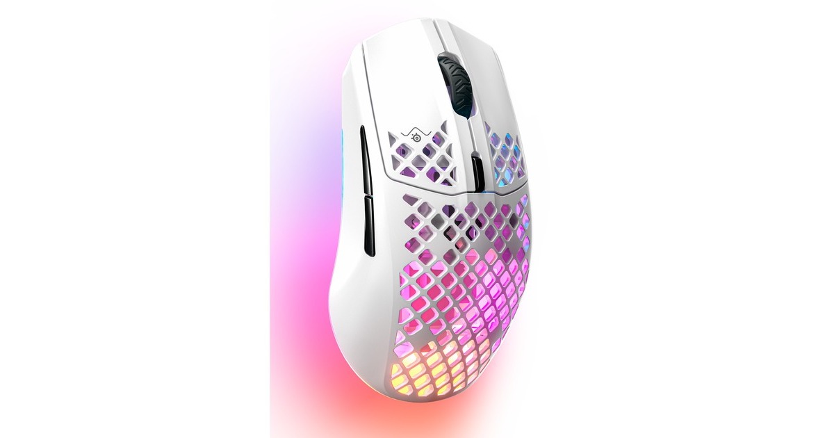 SteelSeries Aerox 3 Wireless Snow 2022, Gaming-Maus(weiß)