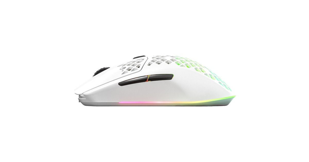 SteelSeries Aerox 3 Wireless Snow 2022, Gaming-Maus(weiß)