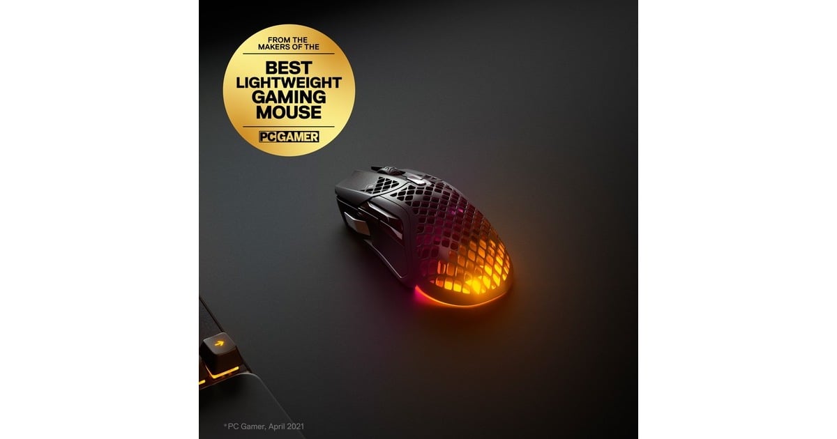 SteelSeries Aerox 5 Wireless, Gaming-Maus(schwarz)