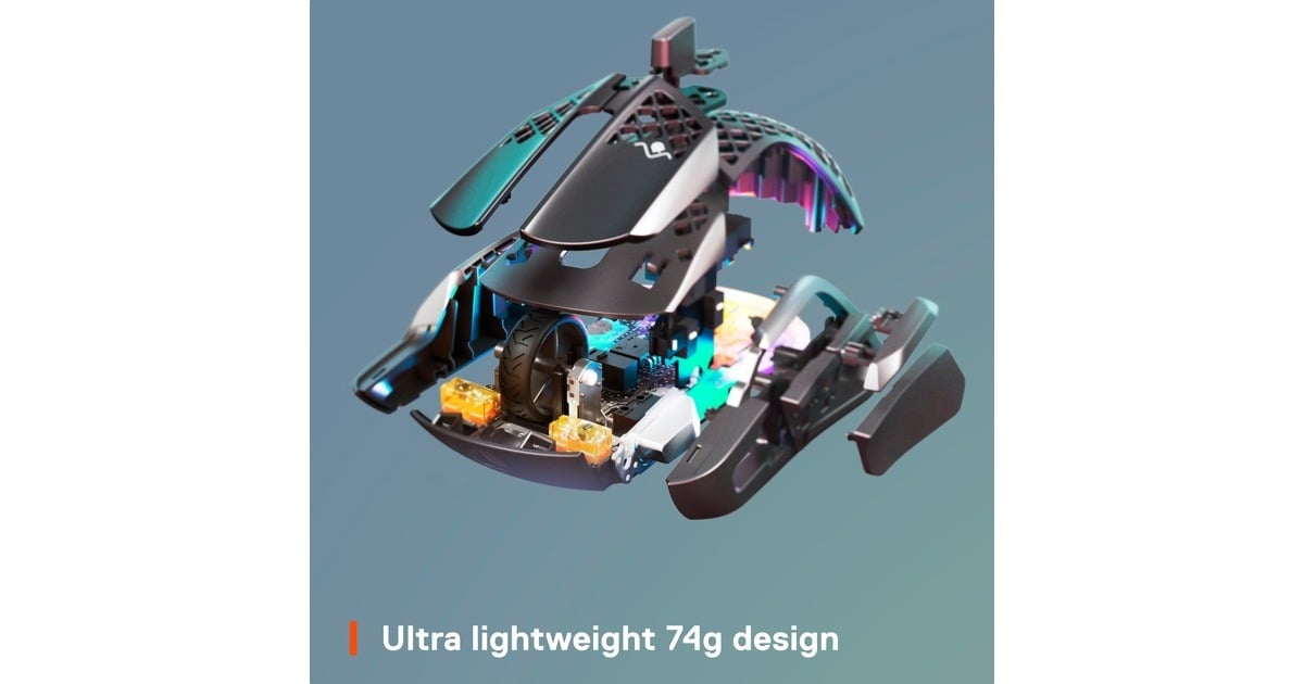 SteelSeries Aerox 5 Wireless, Gaming-Maus(schwarz)