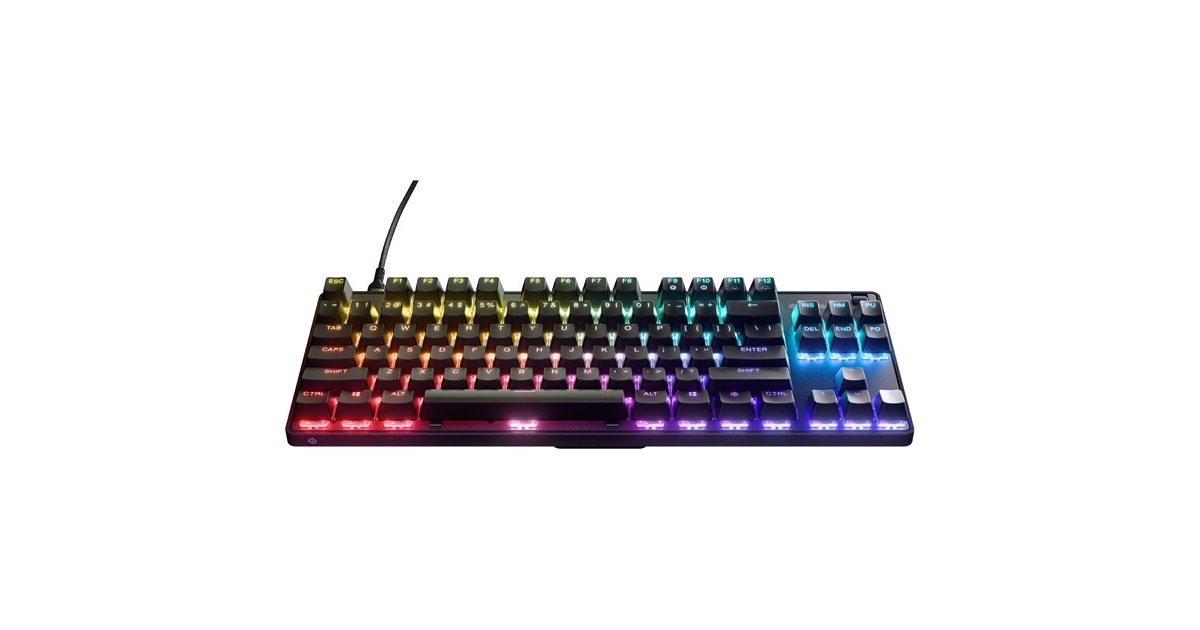 SteelSeries Apex 9 TKL, Gaming-Tastatur(schwarz, DE-Layout, SteelSeries OptiPoint)