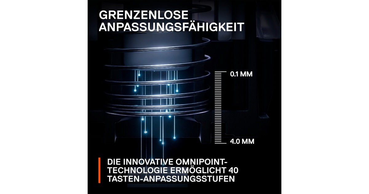 SteelSeries Apex Pro TKL Wireless, Gaming-Tastatur(schwarz, DE-Layout, SteelSeries OmniPoint 2.0)