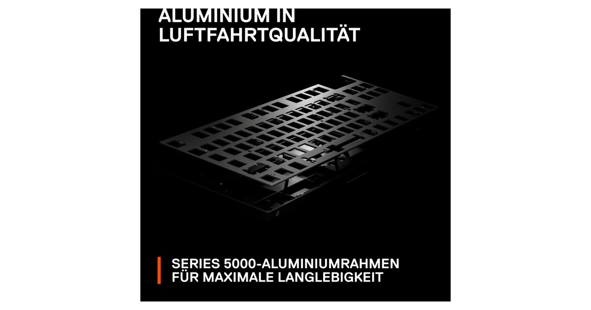 SteelSeries Apex Pro TKL Wireless, Gaming-Tastatur(schwarz, DE-Layout, SteelSeries OmniPoint 2.0)