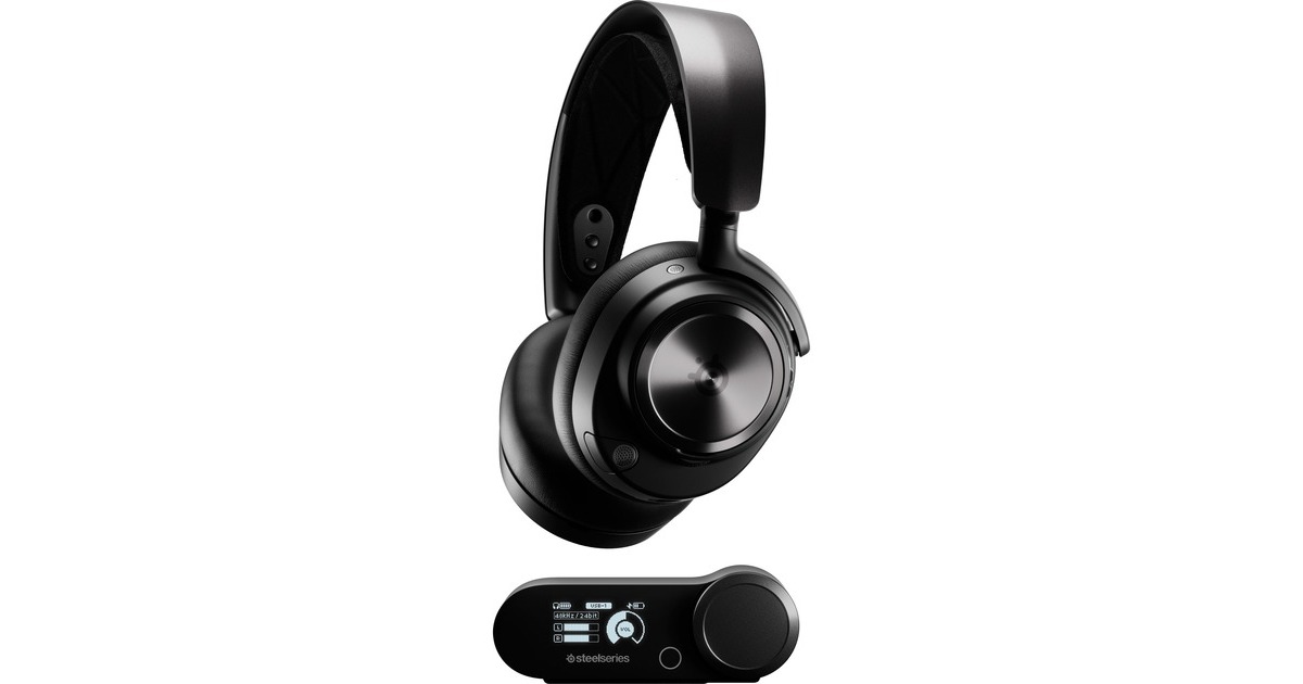 SteelSeries Arctis Nova Pro Wireless, Gaming-Headset(schwarz, ANC, USB-C, Klinke) SteelSeries Arctis Nova Pro Wireless, Gaming-Headset(schwarz, ANC, USB-C, Klinke)