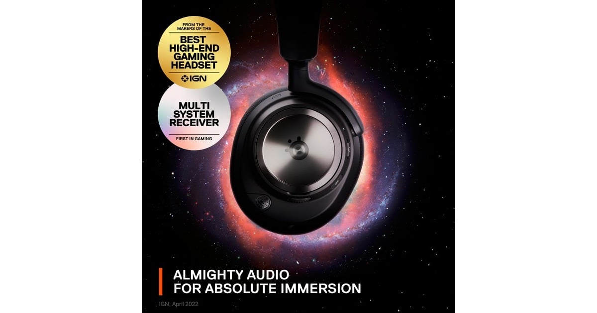 SteelSeries Arctis Nova Pro Wireless, Gaming-Headset(schwarz, ANC, USB-C, Klinke, Outlet)