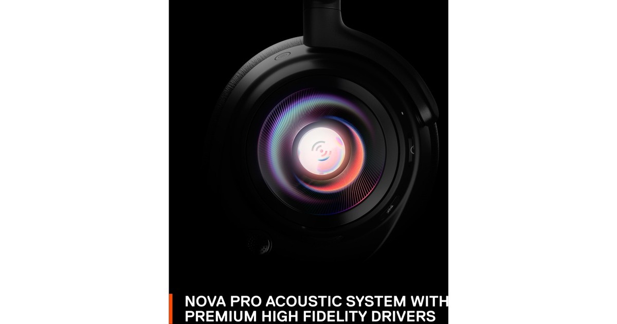 SteelSeries Arctis Nova Pro Wireless, Gaming-Headset(schwarz, ANC, USB-C, Klinke)