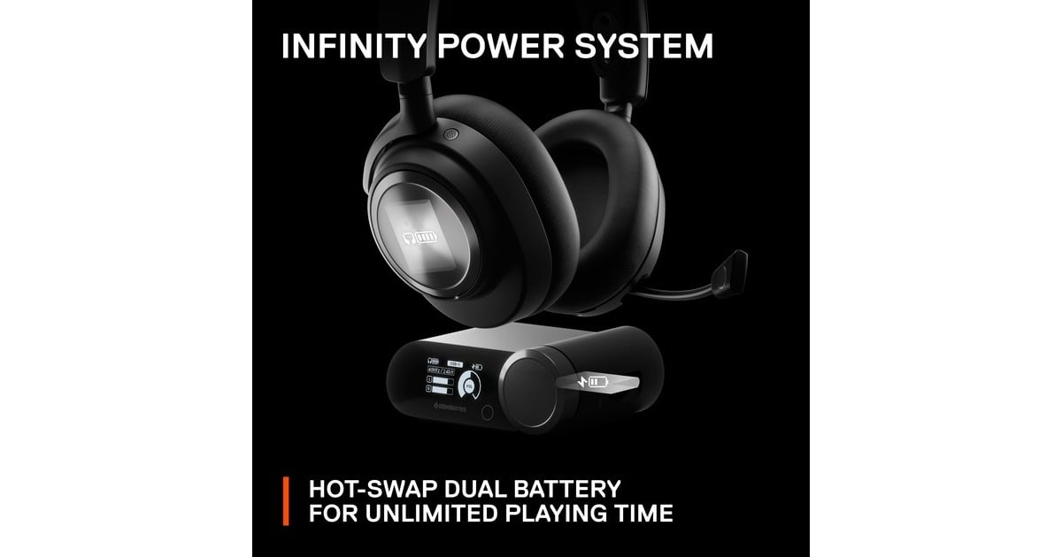 SteelSeries Arctis Nova Pro Wireless, Gaming-Headset(schwarz, ANC, USB-C, Klinke, Outlet)