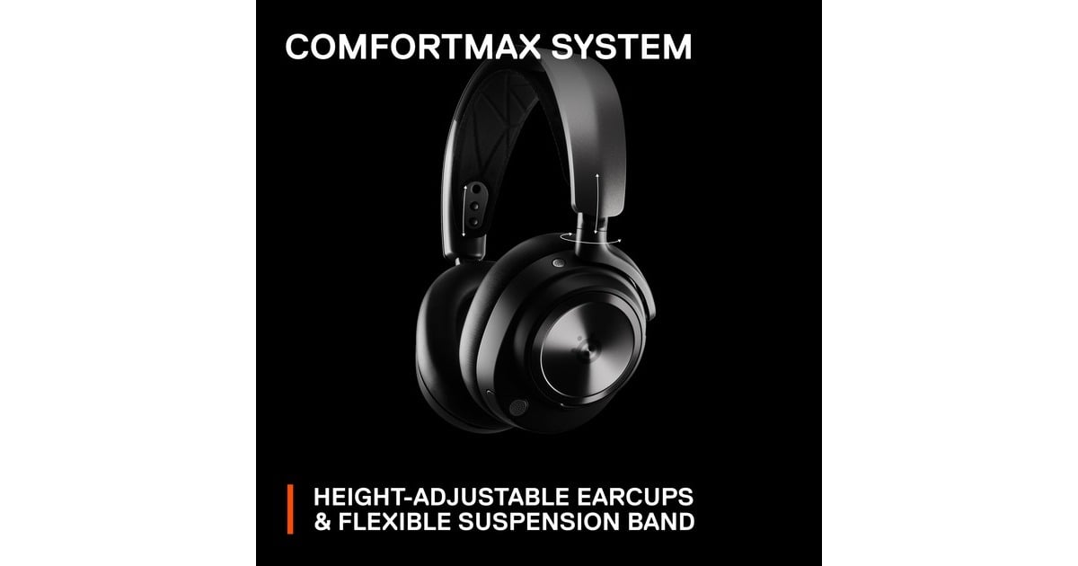 SteelSeries Arctis Nova Pro Wireless, Gaming-Headset(schwarz, ANC, USB-C, Klinke, Outlet)