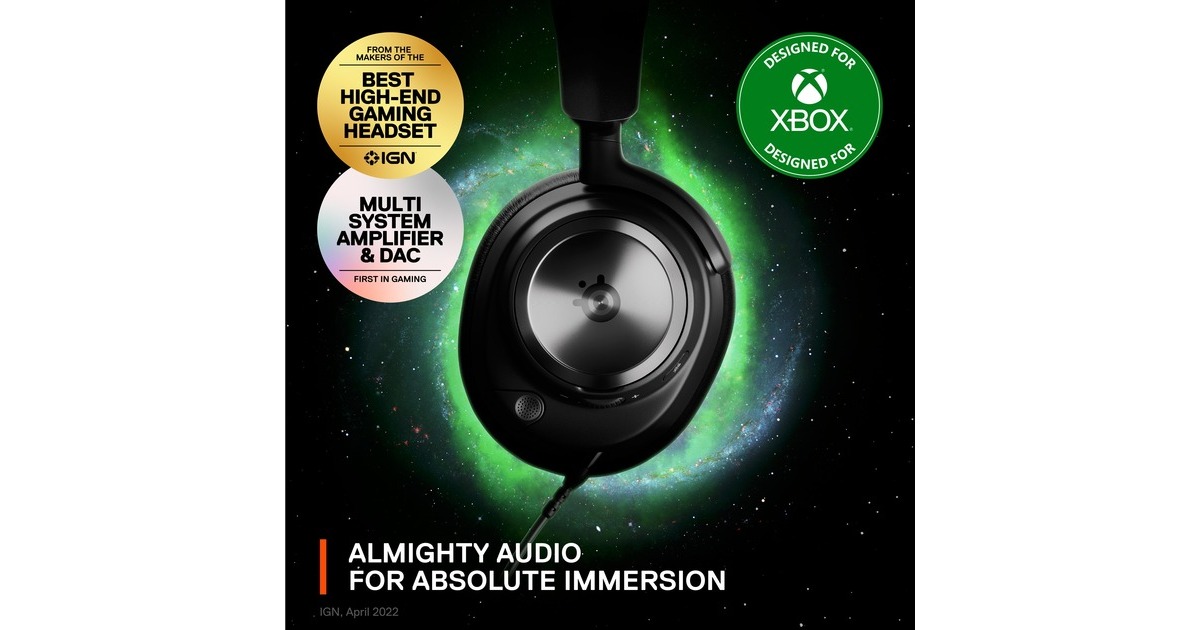 SteelSeries Arctis Nova Pro X, Gaming-Headset(schwarz, USB-C, Klinke)