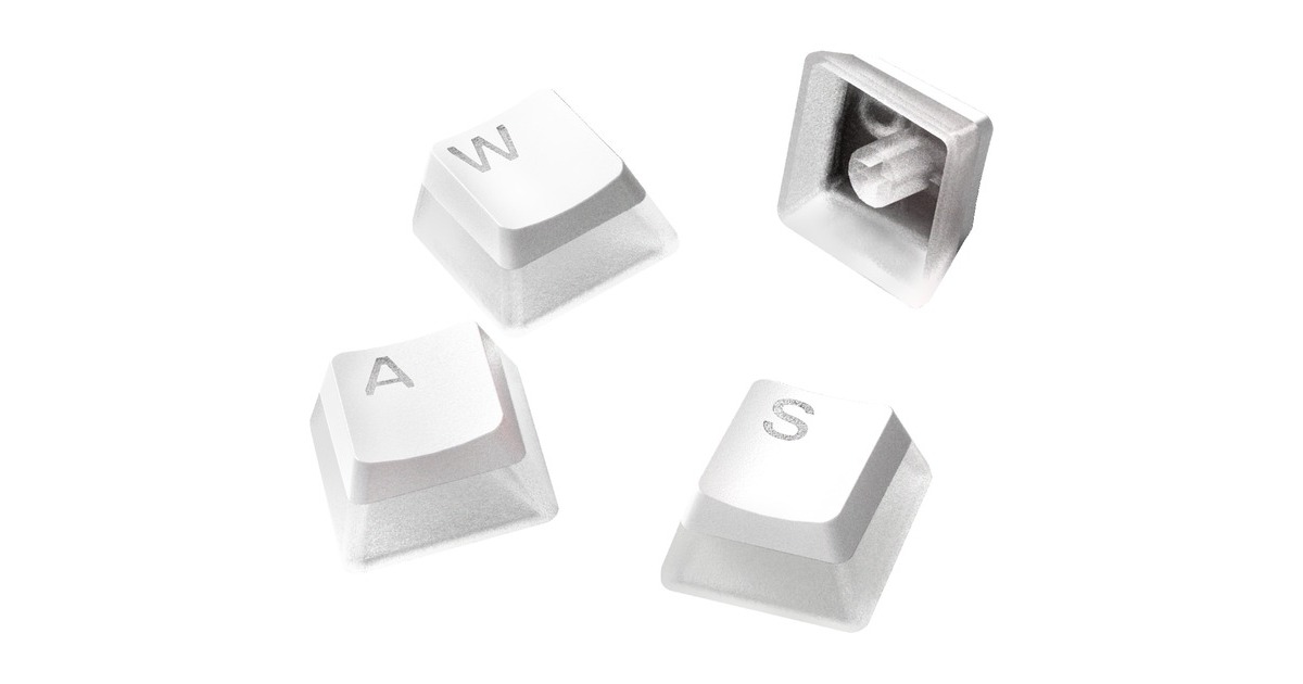 SteelSeries PrismCaps , Tastenkappe(weiß/transparent, DE-Layout)