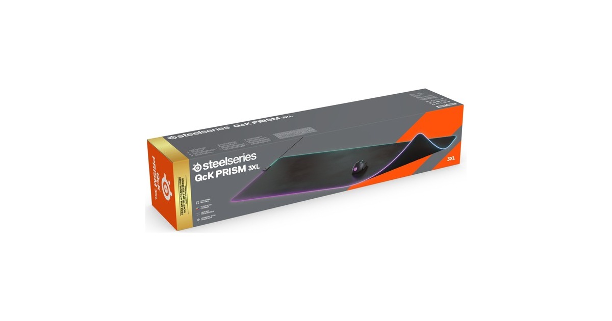 SteelSeries QcK Prism Cloth 3XL, Gaming-Mauspad(schwarz)