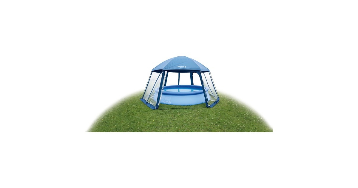 Steinbach Mega Pooldach 600cm x 520cm x 280cm, Abdeckung(für Pools bis Ø 457cm)