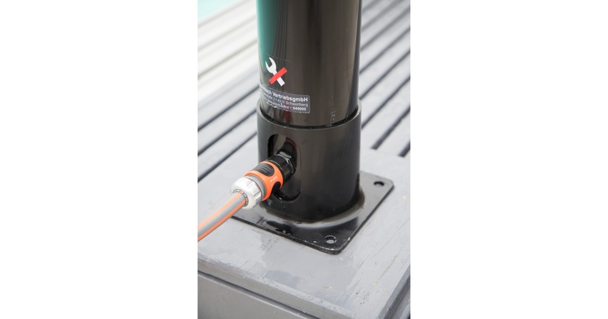 Steinbach Speedshower Solardusche Magic (049000), Außendusche(schwarz, 23 Liter Solartank)