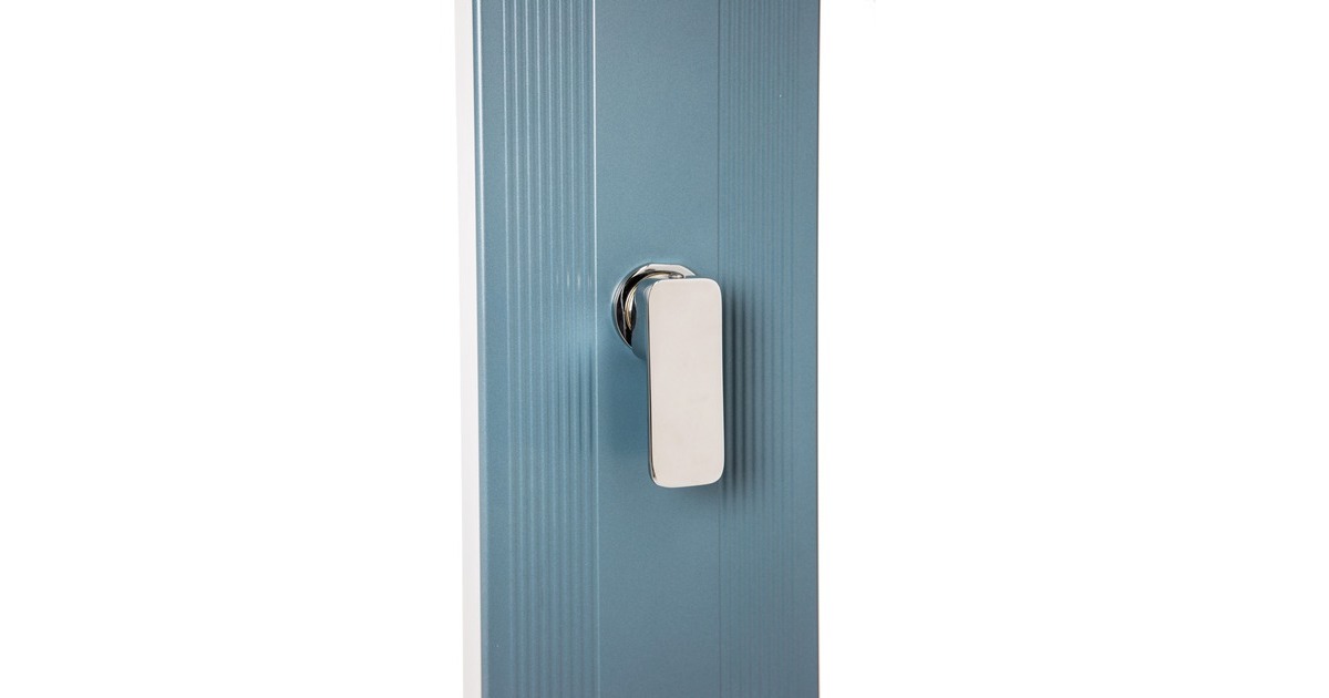 Steinbach Speedshower Solardusche slim line deluxe, Außendusche(blau/silber)