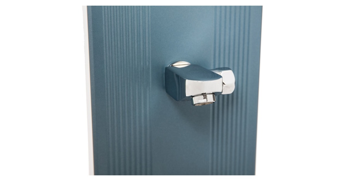 Steinbach Speedshower Solardusche slim line deluxe, Außendusche(blau/silber)