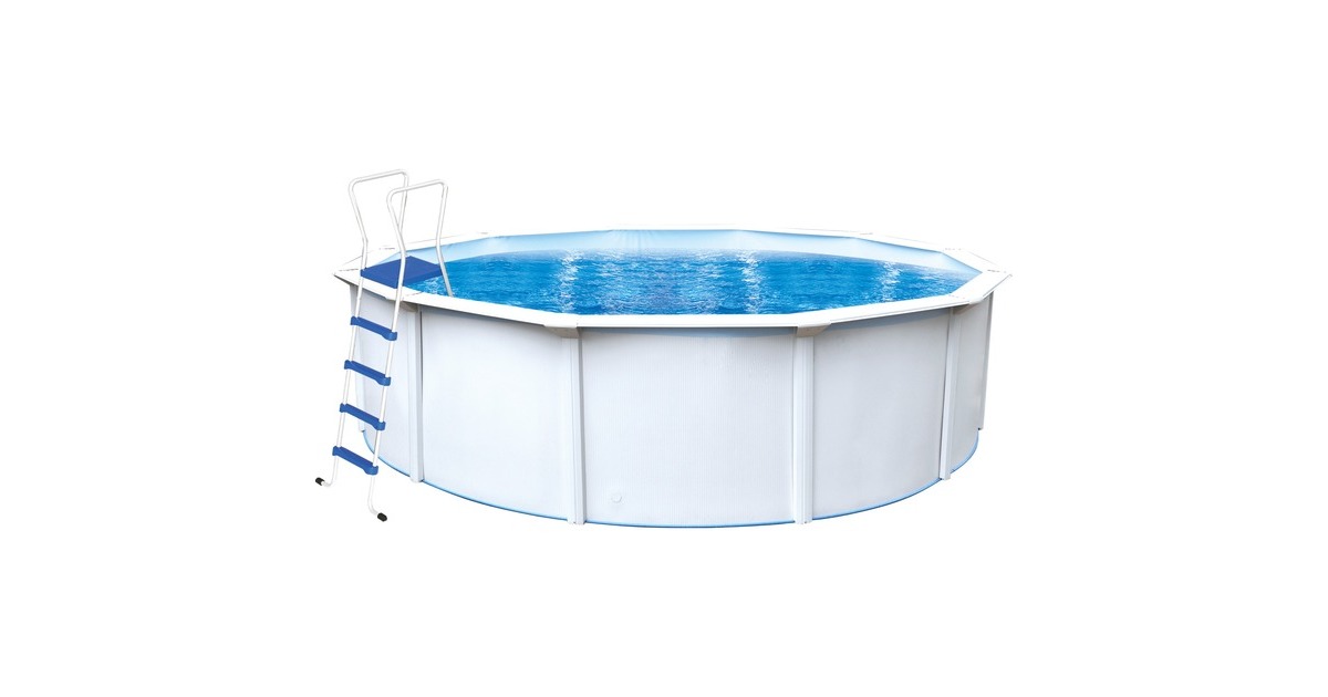 Steinbach Stahlwandpool Set Nuovo de Luxe II, Ø 360cm, H 120cm, Schwimmbad(Höhe 120cm) Steinbach Stahlwandpool Set Nuovo de Luxe II, Ø 360cm, H 120cm, Schwimmbad(Höhe 120cm)